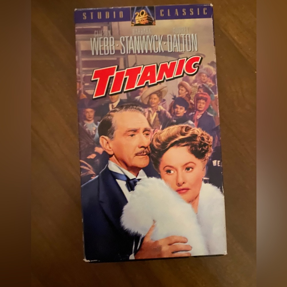Titanic VHS 20th Century Studio Classics 1953 Academy Award Winner